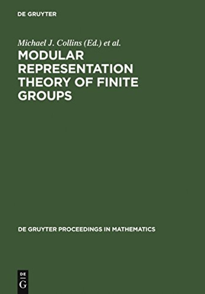 Modular Representation Theory of Finite Groups – Proceedings of a Symposium held at the University of Virginia, Charlottesville, May 8–15, 1998