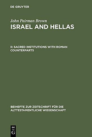 Sacred Institutions with Roman Counterparts
