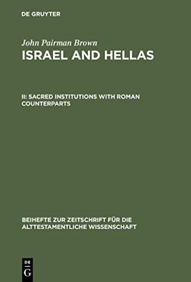 Sacred Institutions with Roman Counterparts