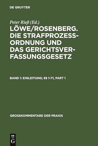 Einleitung; §§ 1–71