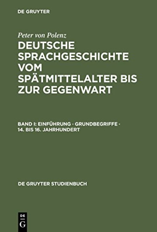 Einführung ⋅ Grundbegriffe ⋅ 14. bis 16. Jahrhundert