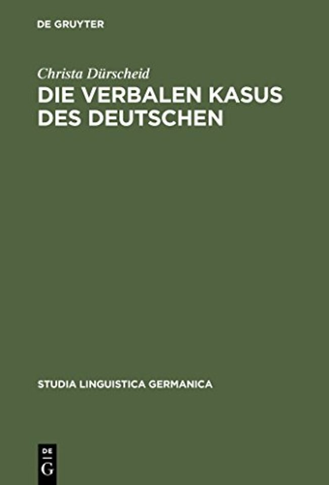 Die verbalen Kasus des Deutschen