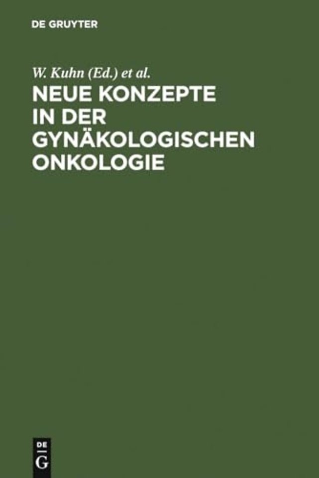Neue Konzepte in der gynäkologischen Onkologie