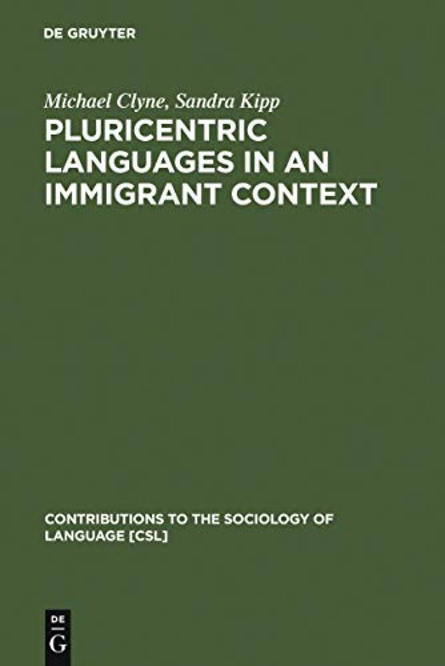 Pluricentric Languages in an Immigrant Context – Spanish, Arabic and Chinese