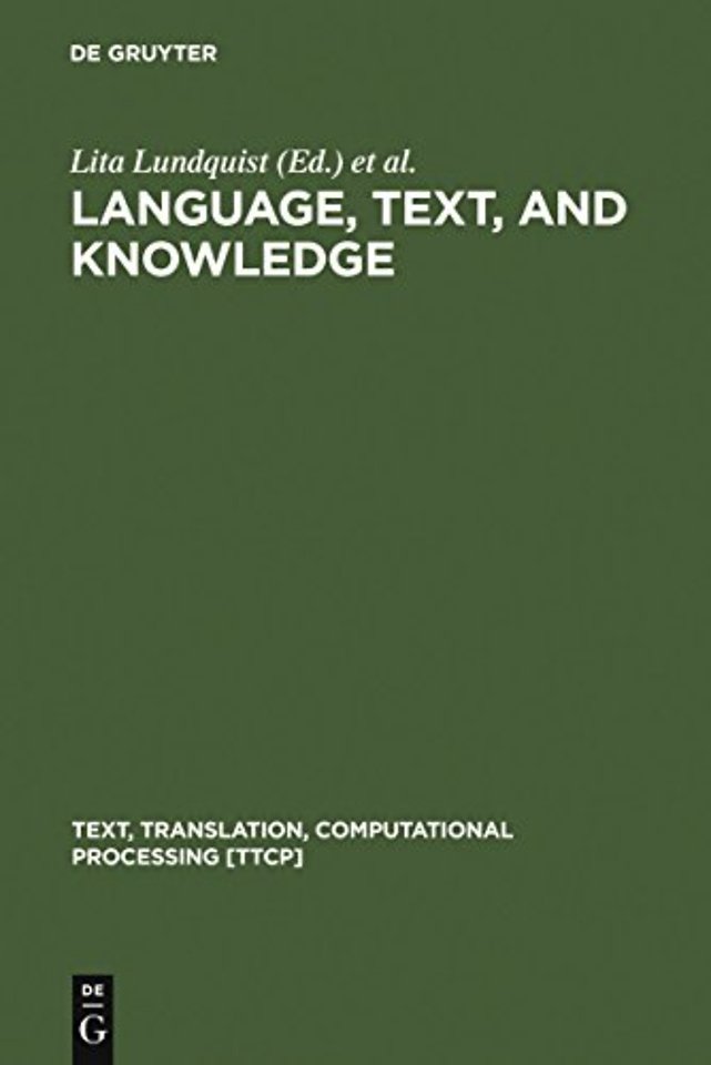 Language, Text, and Knowledge – Mental Models of Expert Communication