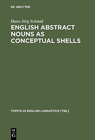 English Abstract Nouns as Conceptual Shells – From Corpus to Cognition