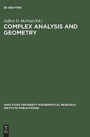 Complex Analysis and Geometry – Proceedings of a Conference at The Ohio State University, June 3–6, 1999
