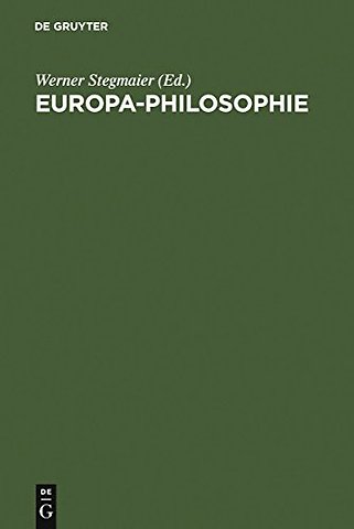 Europa–Philosophie