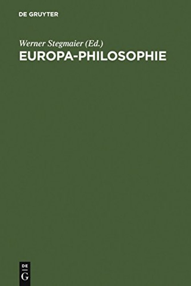 Europa–Philosophie