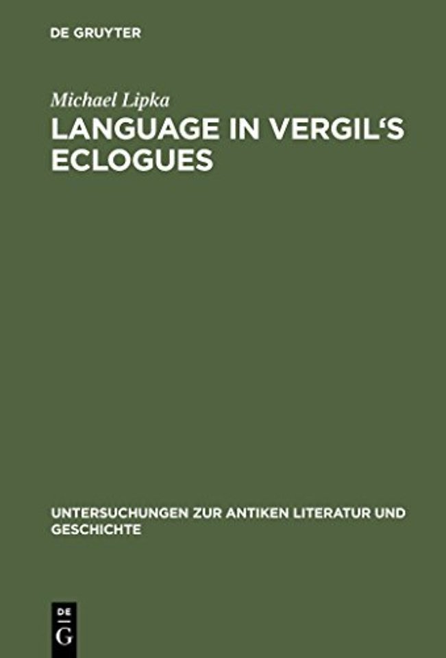 Language in Vergil`s Eclogues