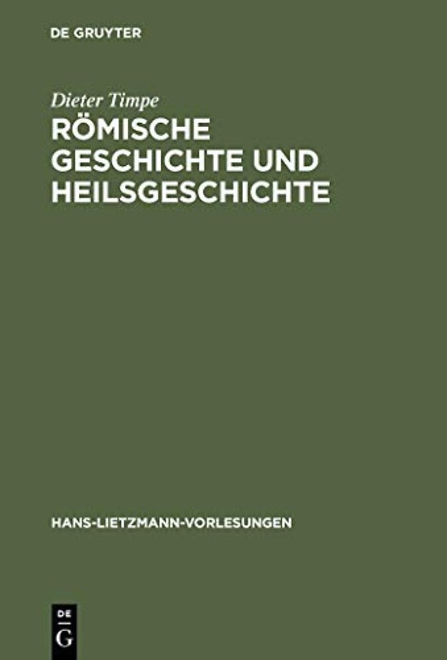 Romische Geschichte und Heilsgeschichte