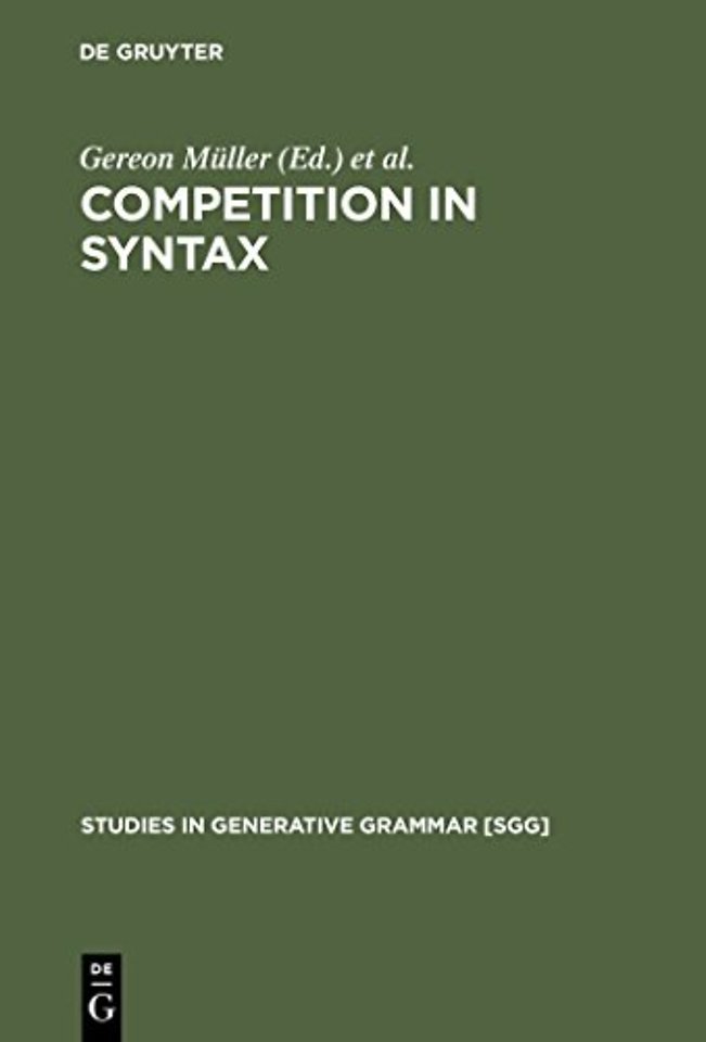 Competition in Syntax