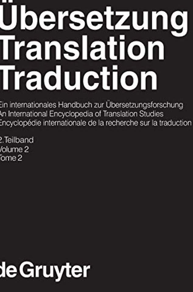 Übersetzung – Translation – Traduction. 2. Teilband