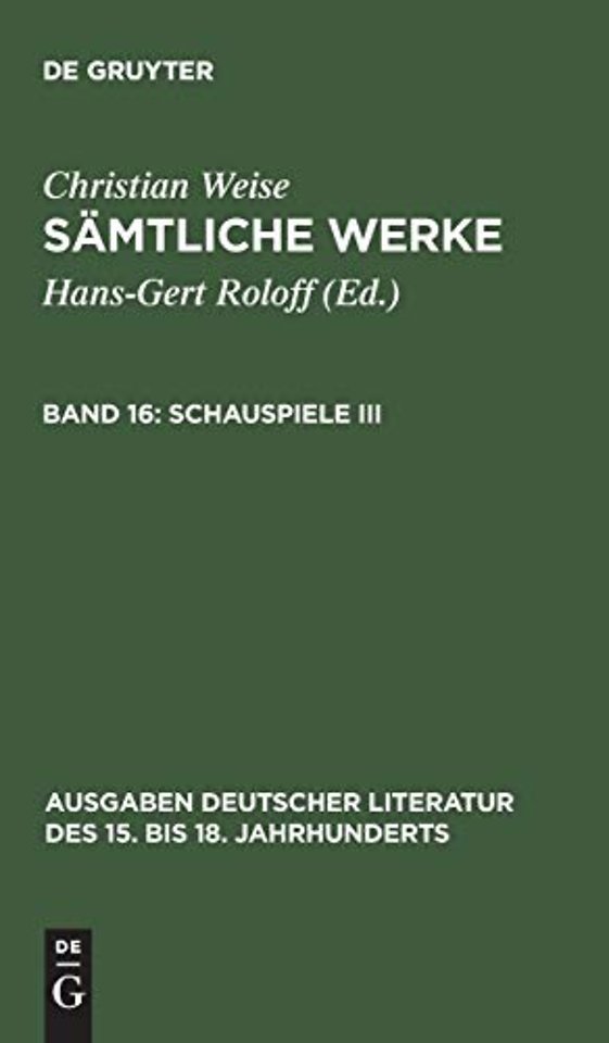 Schauspiele III
