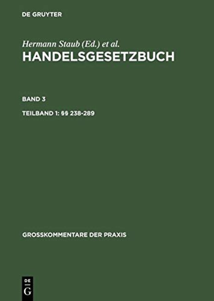 Tlbd 1: §§ 238–289. Tlbd 2: §§ 290–342a