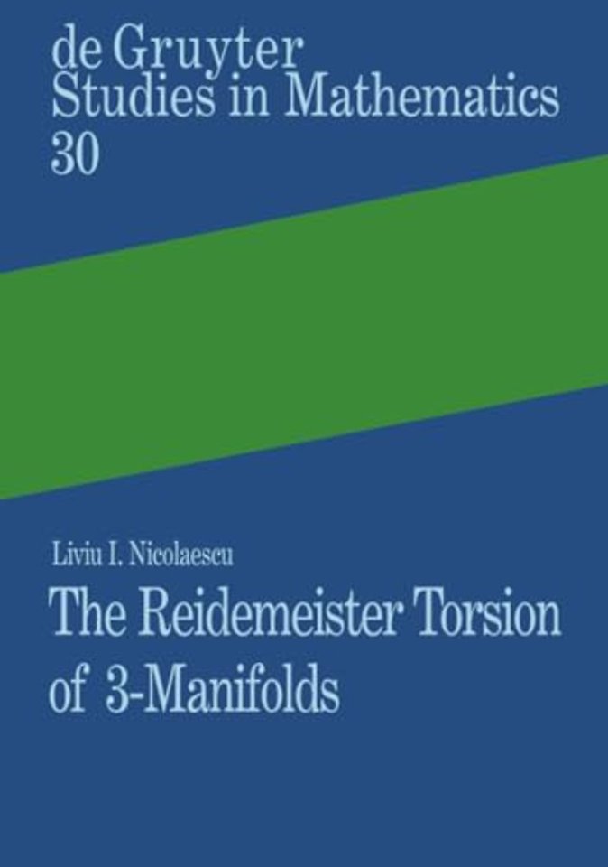 The Reidemeister Torsion of 3–Manifolds