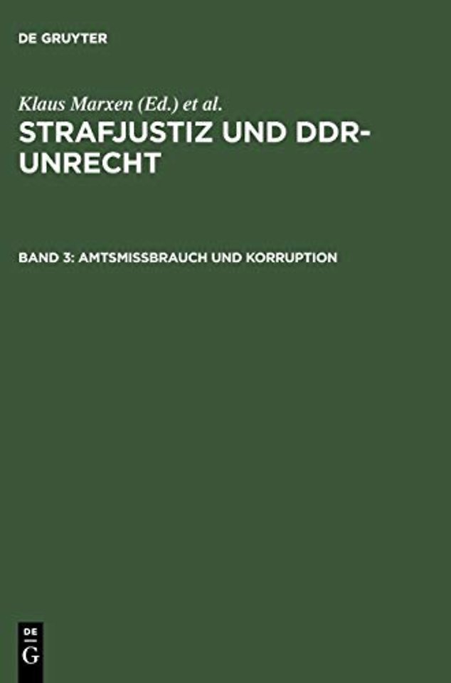Amtsmissbrauch und Korruption