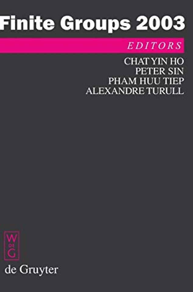 Finite Groups 2003 – Proceedings of the Gainesville Conference on Finite Groups, March 6 – 12, 2003