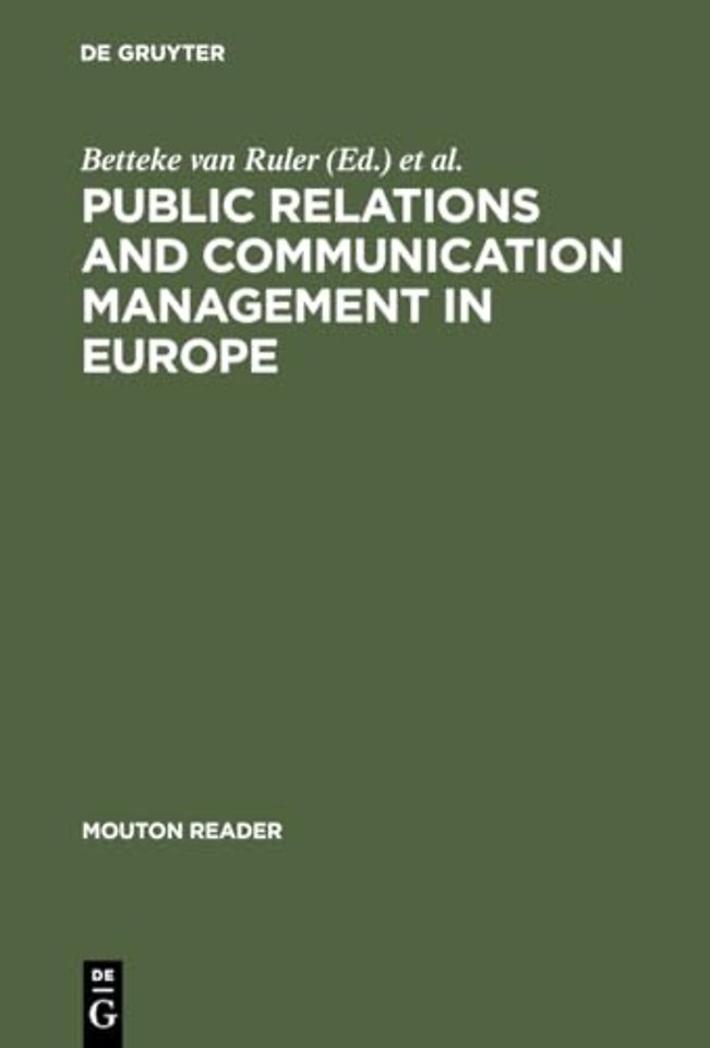 Public Relations and Communication Management in Europe