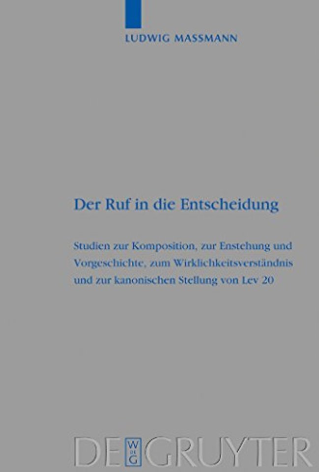 Der Ruf in die Entscheidung