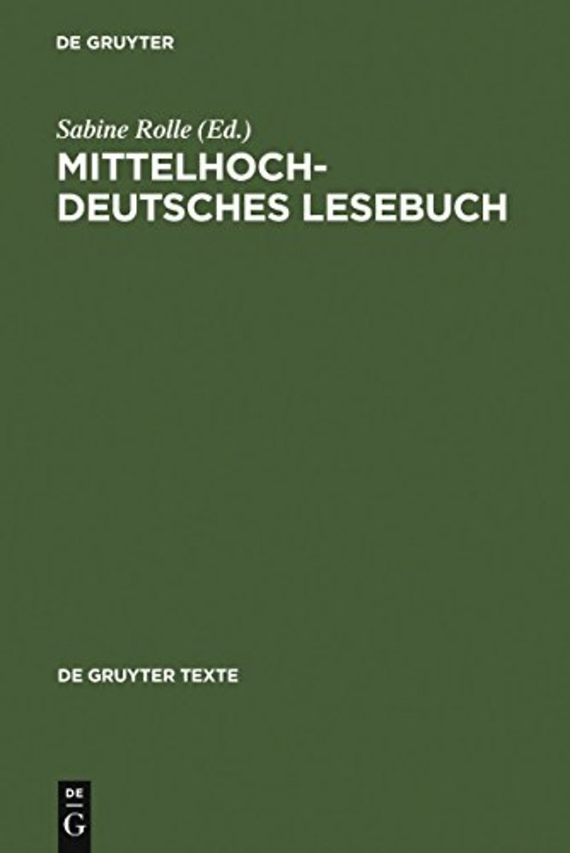 Mittelhochdeutsches Lesebuch
