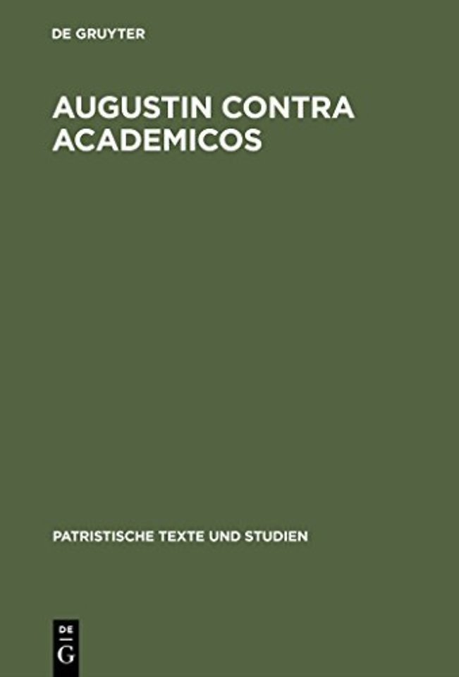 Augustin contra Academicos – (Vel de Academicis). Buch 1