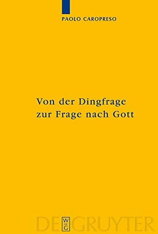 Von der Dingfrage zur Frage nach Gott – Zum eigentlichen Ursprung von Religiosität in Kants Transzendentalphilosophie