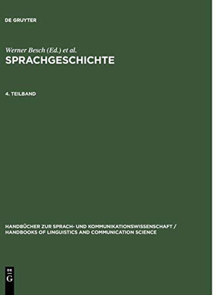 Sprachgeschichte 4.Teilband