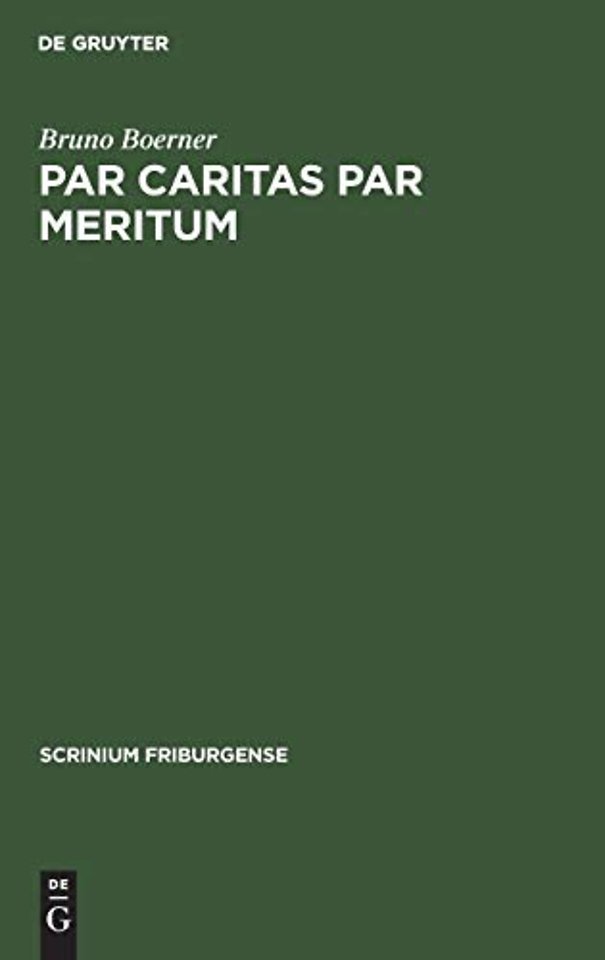 Par caritas par meritum – Studien zur Theologie des gotischen Weltgerichtsportals in Frankreich – am Beispiel des mittleren Westeingangs von Notre–D
