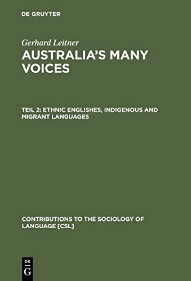 Ethnic Englishes, Indigenous and Migrant Languag – Policy and Education