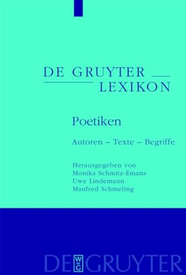 Poetiken – Autoren – Texte – Begriffe