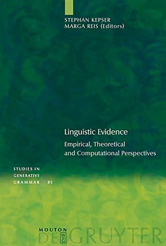 Linguistic Evidence – Empirical, Theoretical and Computational Perspectives