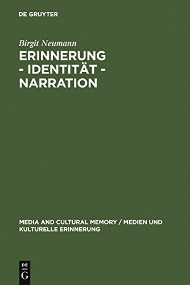 Erinnerung – Identität – Narration – Gattungstypologie und Funktionen kanadischer "Fictions of Memory"