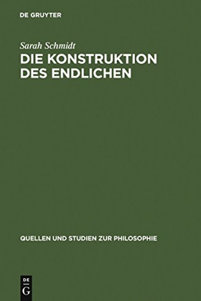 Die Konstruktion des Endlichen – Schleiermachers Philosophie der Wechselwirkung