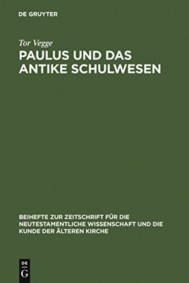 Paulus und das antike Schulwesen – Schule und Bildung des Paulus