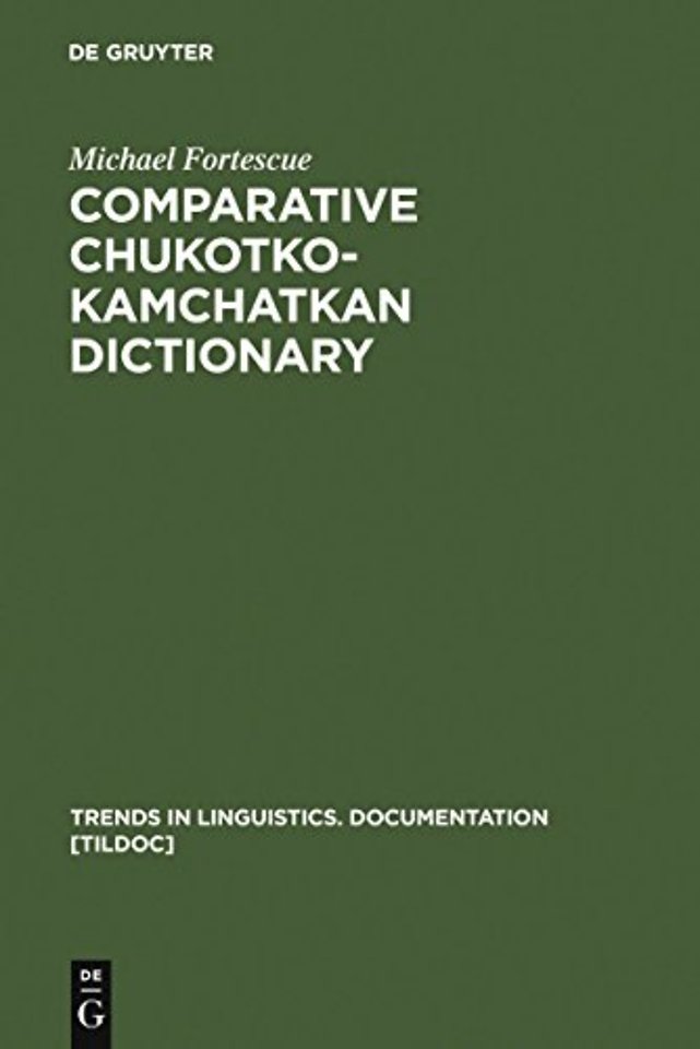 Comparative Chukotko–Kamchatkan Dictionary