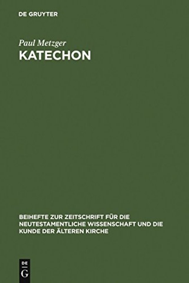 Katechon – II Thess 2,1–12 im Horizont apokalyptischen Denkens