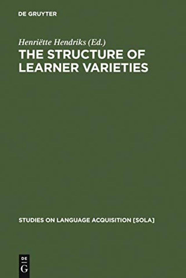 The Structure of Learner Varieties