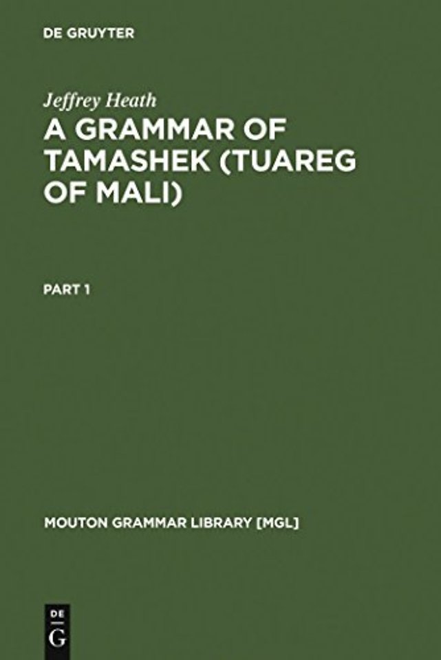 A Grammar of Tamashek (Tuareg of Mali)
