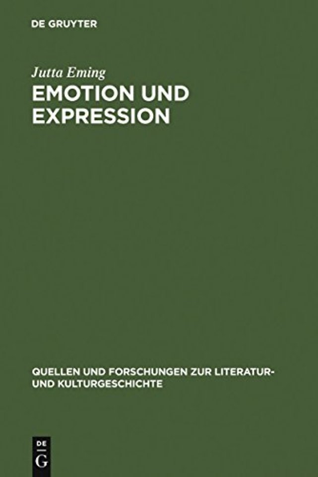 Emotion und Expression – Untersuchungen zu deutschen und französischen Liebes– und Abenteuerromanen des 12. – 16. Jahrhunderts