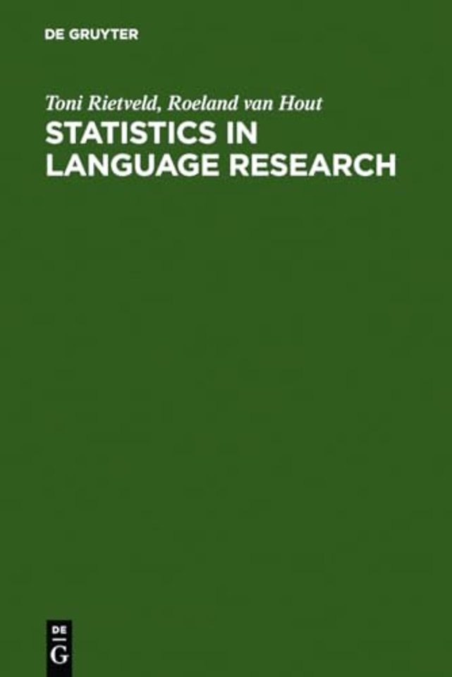 Statistics in Language Research – Analysis of Variance