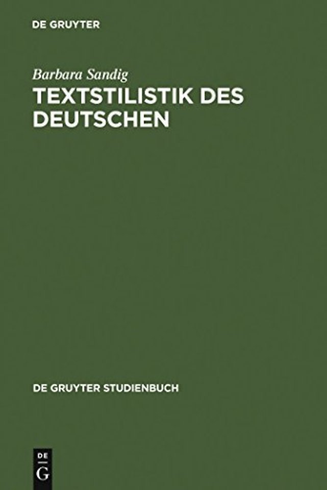 Textstilistik des Deutschen