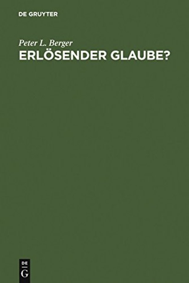 Erlosender Glaube?