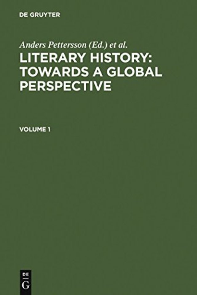 Literary History: Towards a Global Perspective – Volume 1: Notions of Literature Across Cultures. Volume 2: Literary Genres: An Intercultural Approa