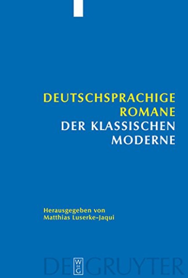 Deutschsprachige Romane der klassischen Moderne