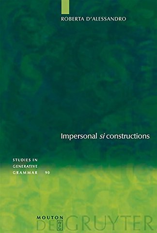 Impersonal "si" constructions – Agreement and Interpretation