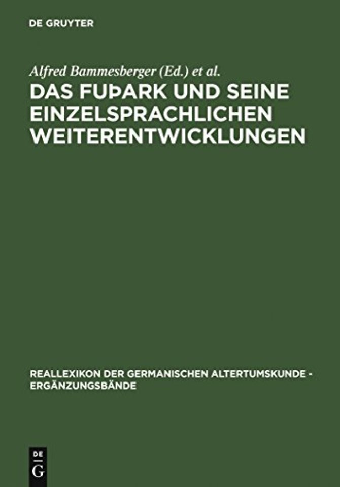 Das fuþark und seine einzelsprachlichen Weiterentwicklungen