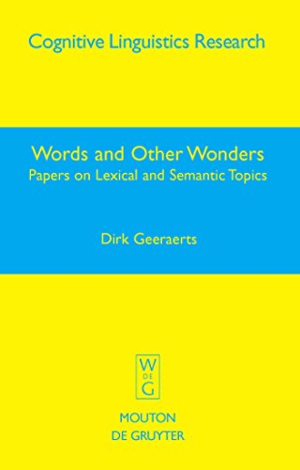 Words and Other Wonders – Papers on Lexical and Semantic Topics