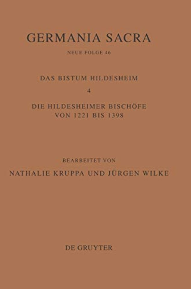 Das Bistum Hildesheim – Die Hildesheimer Bischöfe von 1221 bis 1398