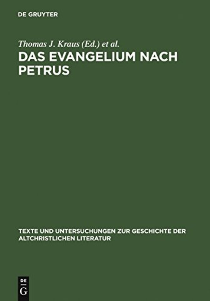 Das Evangelium nach Petrus – Text, Kontexte, Intertexte